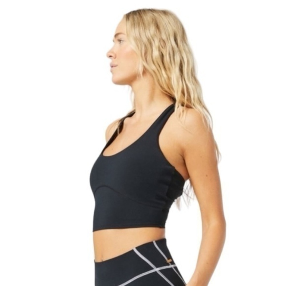 L*Space Active Black Push It Top Style APUITP22 BLK Size XS NWT